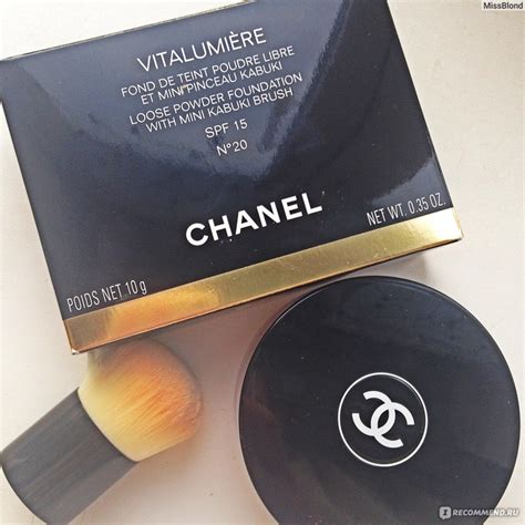 Пудра рассыпчатая Chanel Vitalumiere loose powder foundation.